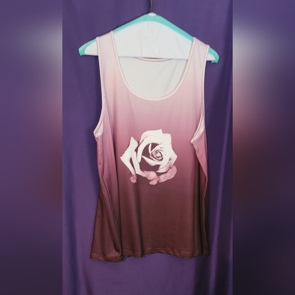 SHEIN Tops - Rose Tank Top